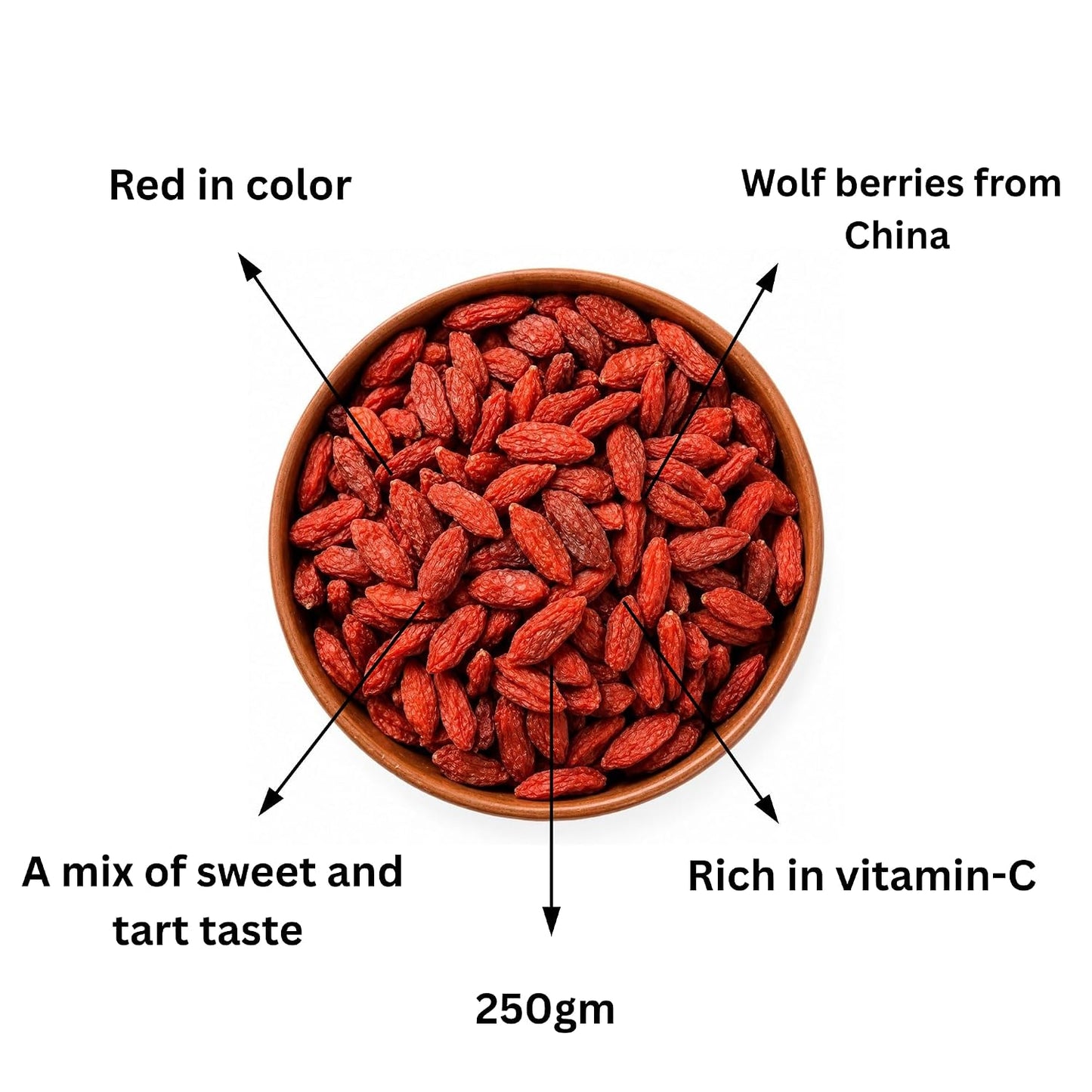 Cosmic Blessing Goji Berries A-grade (Antioxidant-Rich Superfood | Naturally Sweet & Chewy | Great for Snacking, Smoothies & Baking) Premium Organic Gojiberry