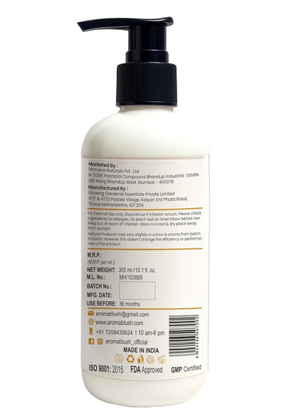 Bottle with pump dispenser on a white background
