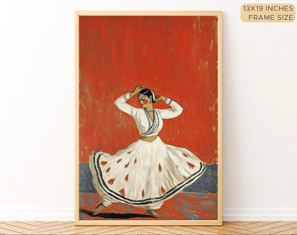 Big Aesthetic Indian Framed Posters Wall Decor Paintings For Living Room, Bedroom/Big Paintings For Wall Decoration/Posters Gift Items For Girls (13x19 Inches) (Set B)