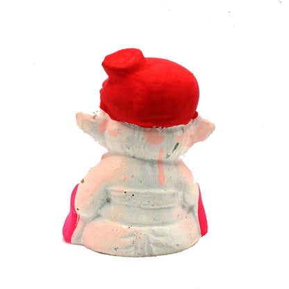 100% Eco-Friendly Clay Ganesh Idol Ganesh Ji Murti for Visarjan 4.5 Inches | Shadu Mati Ganesh Murti | Clay Ganpati Idol for Home | Ganpati for Ganesh Chaturthi | Home Decor