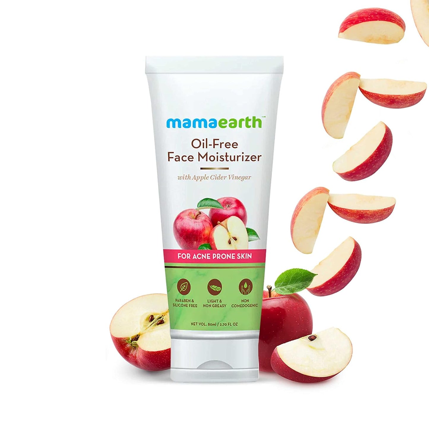 Mamaearth Oil-Free Moisturizer For Face With Apple Cider Vinegar For Acne Prone Skin - 80 g