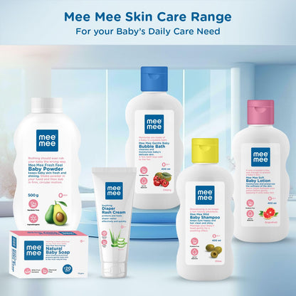 Mee Mee Baby Body Wash | Pk of 1(100ml) With Cherry & Fruit Extracts | Tear-Free Formula | Moisturizes and Soothes Skin | Natural Head to Toe Baby Mild Bubble Bath Dermatologically Tested