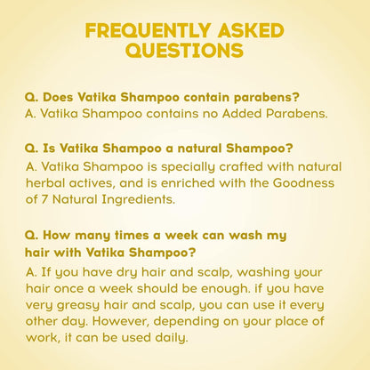 Dabur Vatika Lemon Anti-Dandruff Shampoo - 1 L | Reduces Dandruff from 1st Wash | Moisturises Scalp | Provides Gentle Cleansing, Conditioning & Nourishment to Hair