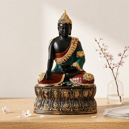 Elegant Buddha Statue for Home Décor (Pack of 1, Multi)