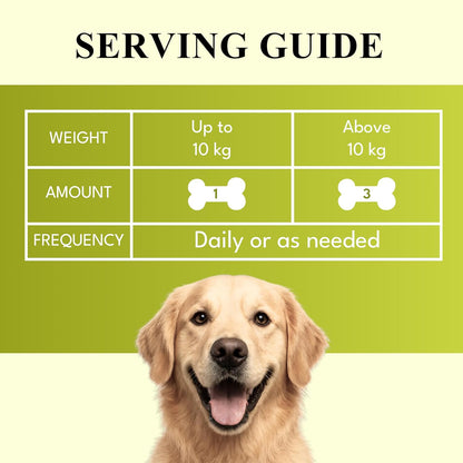 Petroyale Calming Chews for Dogs | Reduces Stress & Aggression in Dogs | Dog Behaviour Management | Non-Drowsy | Anti-Anxiety & Long-Lasting Relief | Suitable for Daily Use | 20 Soft Chews