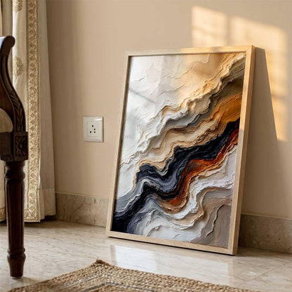 Aesthetic Art Home Decoration Painting | Paintings With Frame For Living Room Bed Room Hotel Wall Decor Digital Reprint (19x25 inch)