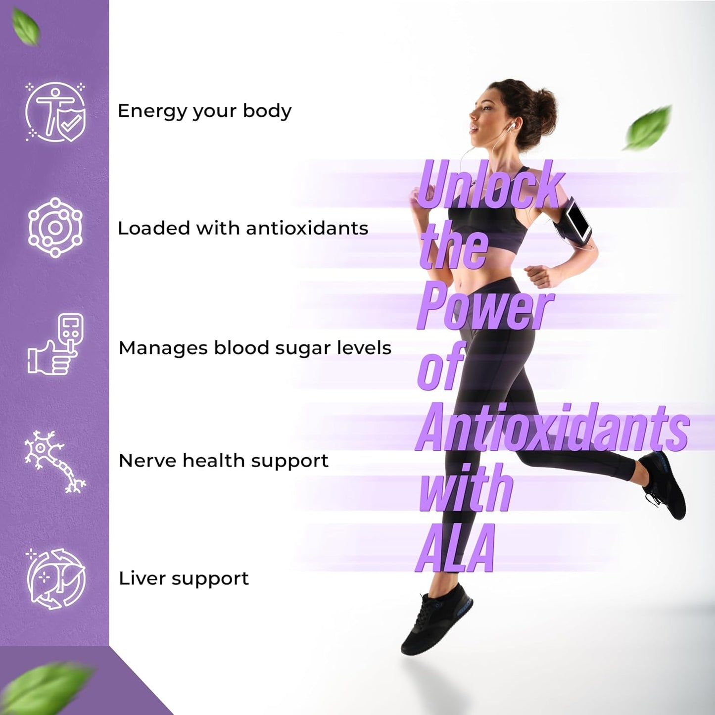 Zephivo HEALTH VEDA ORGANICS PRIVATE LIMITED Alpha Lipoic Acid 300Mg | 60 Veg Tablets | Boosts Liver Function, Maintains Healthy Blood Sugar, Antioxidant Support | For Both Men & Women