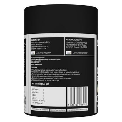 BeastLife Creatine Gummies | Lemon Flavour | 3g Creatine Monohydrate Per Serving | Boosts Energy, Strength, Endurance & Muscle Building Support | Fast Recovery | Zero Added Sugar | 30 Gummies