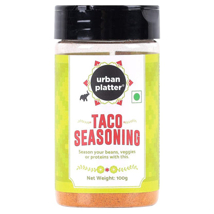 Urban Platter Mexican Taco Seasoning, 100g (Authentic Mexican Style Taco Spice Blend | Ideal for Veggies, Beans and Protein Mix)