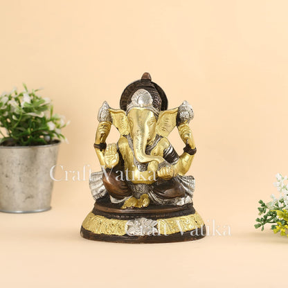 God Ganesha Brass Idol Elephant Success Lord Ganesh Sculptures