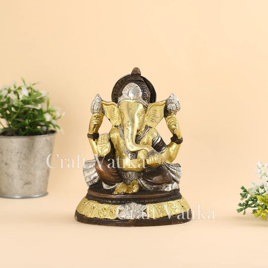 God Ganesha Brass Idol Elephant Success Lord Ganesh Sculptures