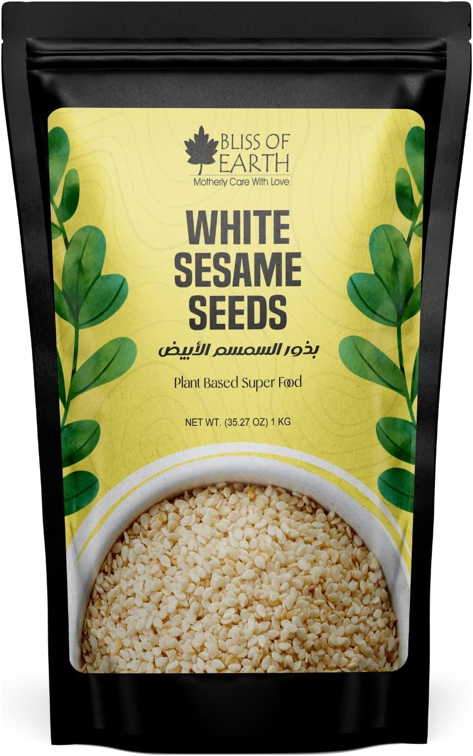 Bliss of Earth Organic Sesame Seeds 200 gm White For Eating, Raw Til Seeds