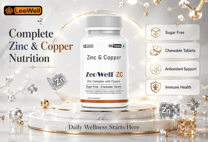 ZC (LeeWell) Zinc Copper Chewable Supplement, 90 Tablets