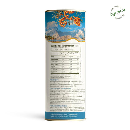 Wellwith Sea Buckthorn Fitwin(Fitwell) Juice 300ml | Makes 50 Glasses | Natural Vitamin C, Omega 3 6 7 9, Antioxidants | Immunity, Skin Glow & Gut Health Support | Herbal Juice Supplement
