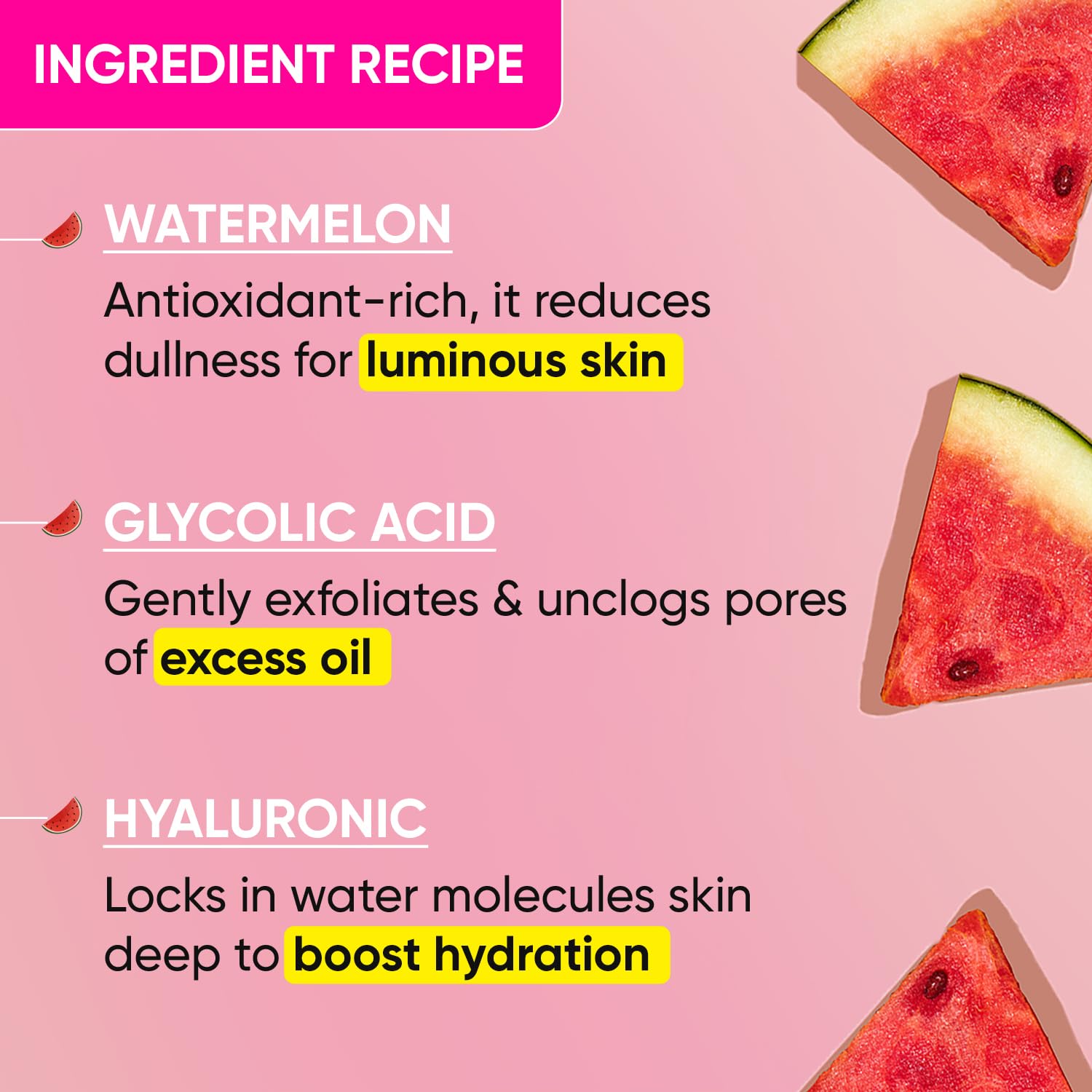 zephivo DOT & KEY Watermelon Superglow Matte Oil Free Moisturizer For Face With Watermelon Extracts | Lightweight Gel, Controls Excess Oil, Hydrates & Plumps Skin, With Glycolic Acid For Oily Skin | 60Ml
