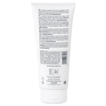 Alfaparf Milano Diamond Hair Conditioner - Provides Instant Shine & Gloss to your Hair - For Normal, Wavy, Straight Hair, Safe on Color Treated Hair - Sulfate, Paraben and Paraffin Free (200ml)