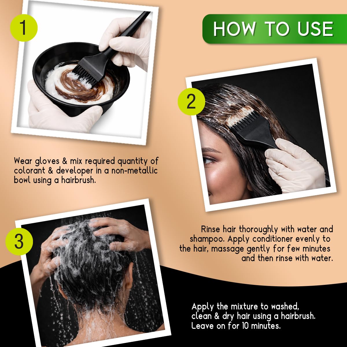 Indica Xpress Crème Hair Color Natural Black 1 | 60g+75ml | 10min Color | No Ammonia | Onion, Coconut & Argan Oil | 100% Grey Coverage | Lasts Up to 32 Washes