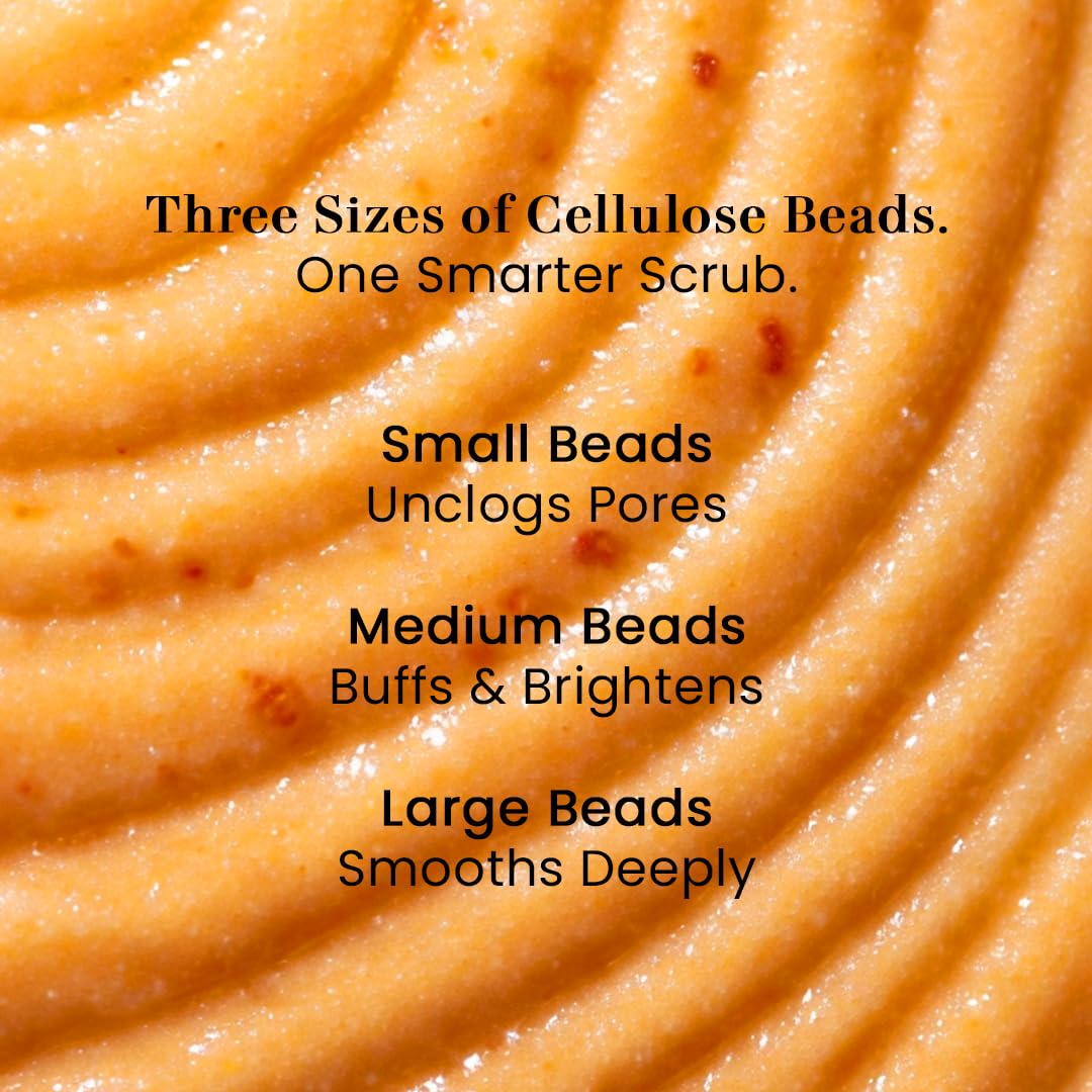 BiE Peach Sunrise Body Scrub | Gentle Exfoliator | Infused with Squalane | Glycerin | Peach Extracts | 200ml