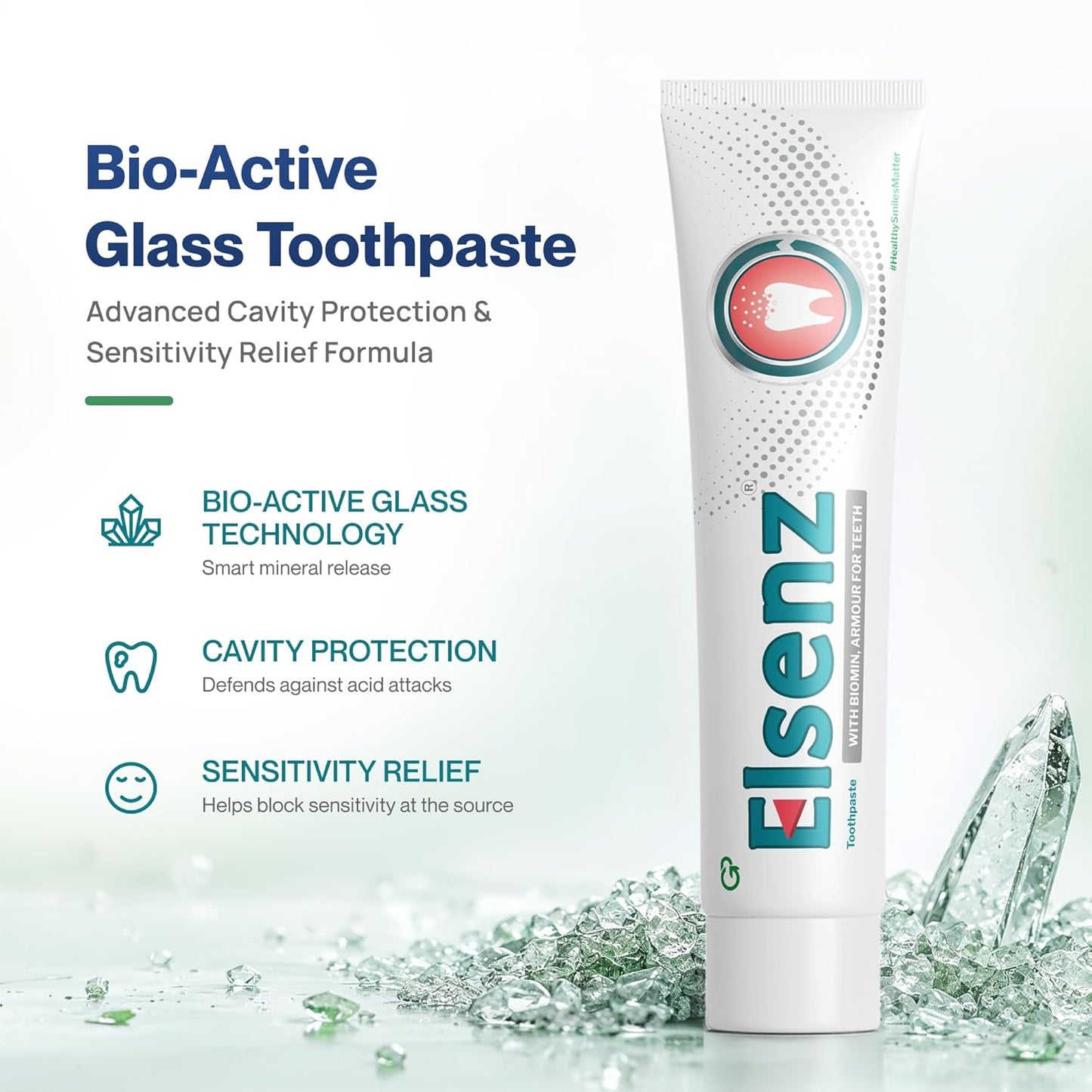 Anti Cavity Toothpaste 70g Pack of 1 | Fluoride Toothpaste for Tooth Decay, Enamel Repair and Improved Oral Health | Vegan