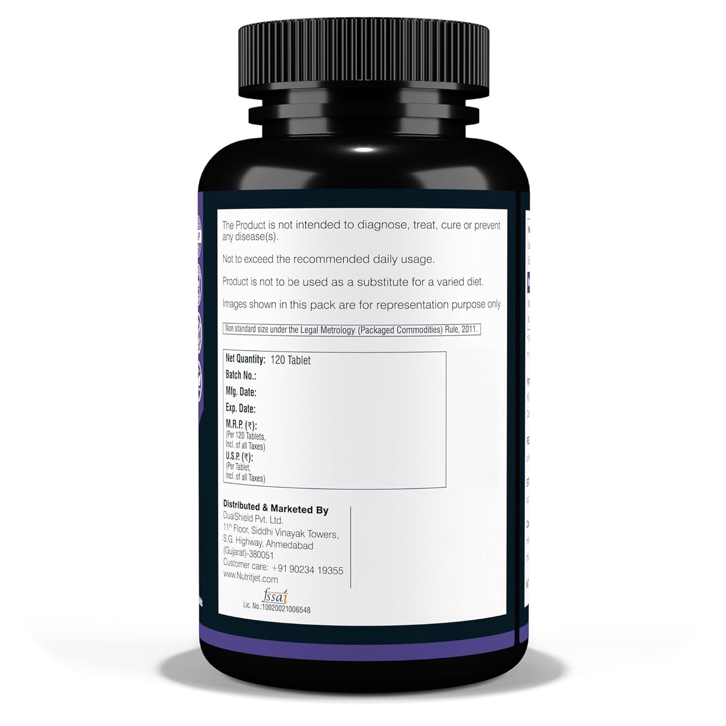 NutritJet Magnesium Glycinate Supplement 2000mg – 120 Veg Tablets | Magnesium Supplement For Sleep, Cramps, Recovery, Nerve & Muscle Function