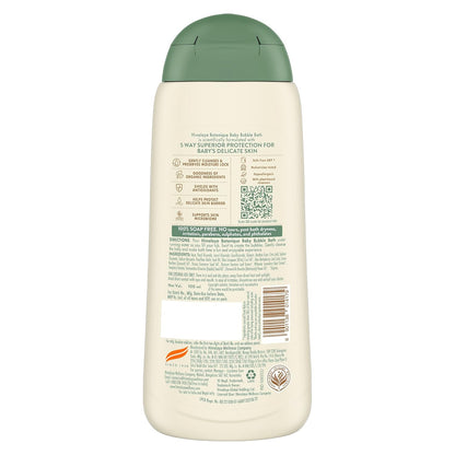 Himalaya Botanique Baby Bubble Bath 100 ml | Organic | Preserve Moisture Lock | No Tears | Dermatologically Tested | Helps Protect Skin Barrier | pH 5.5 | Hypoallergenic |No Added Fragrance