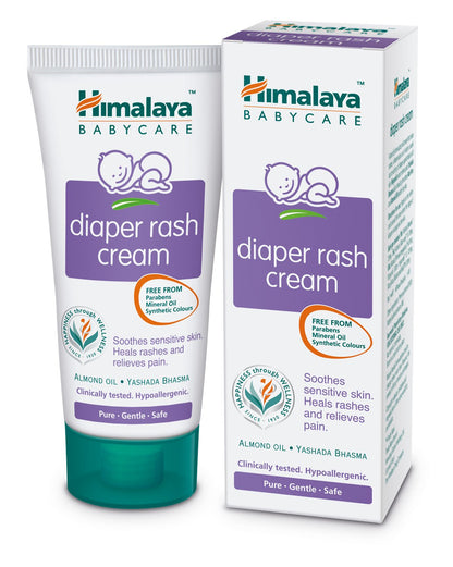 Himalaya Baby Diaper Rash Cream (50g) | Relieves Rashes, reduces Redness & Irritation | With Aloe Vera, Yashad Bhasma, Almond Oil