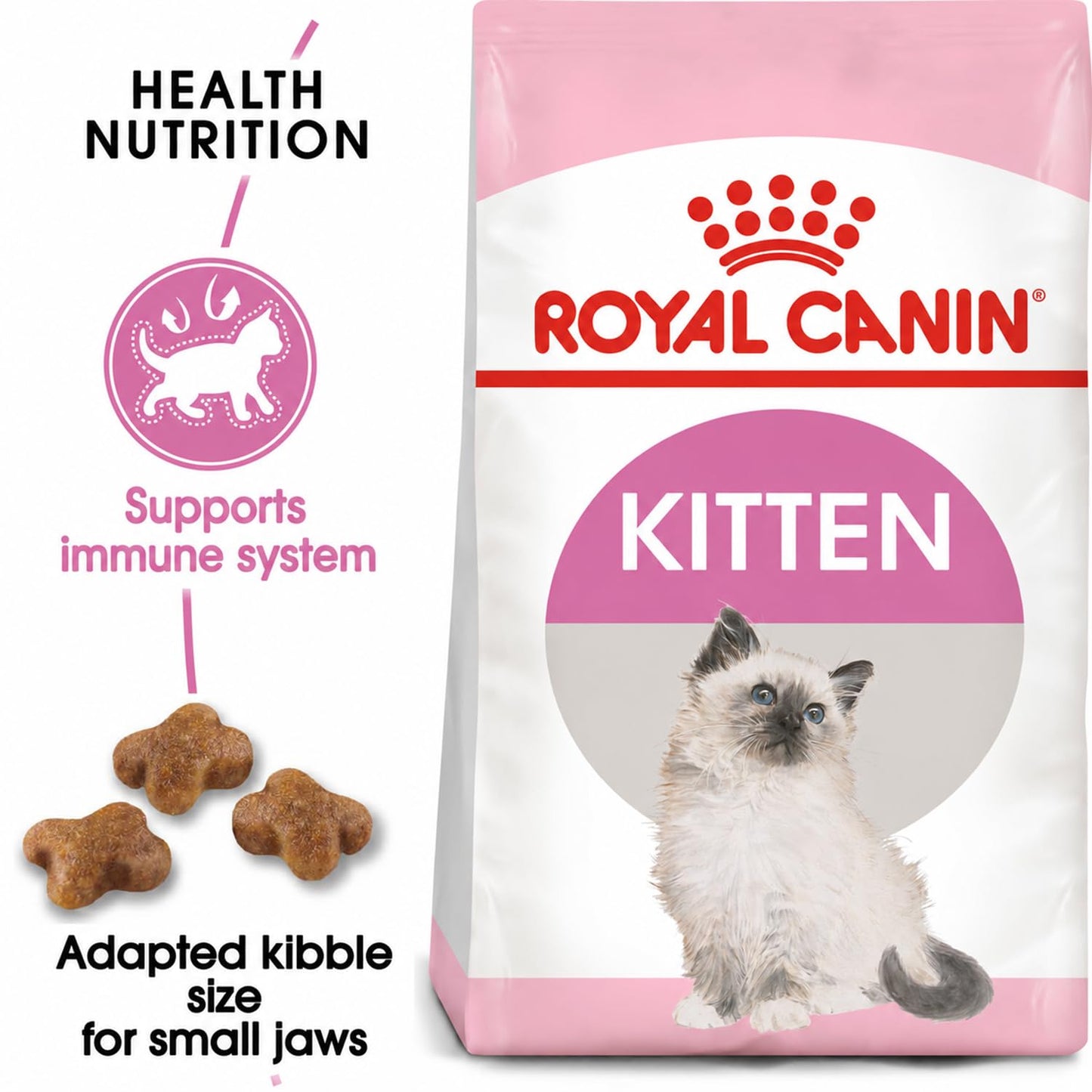 Royal Canin Second Age Kitten, Dry Food, 400 g | Antioxidants Support Brain Development, Microbiome Balance And Natural Immunity