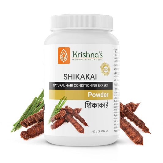 Krishna’s Shikakai Powder 100 g| Organic Shikakai Powder for Controlling Hair Fall & Dandruff