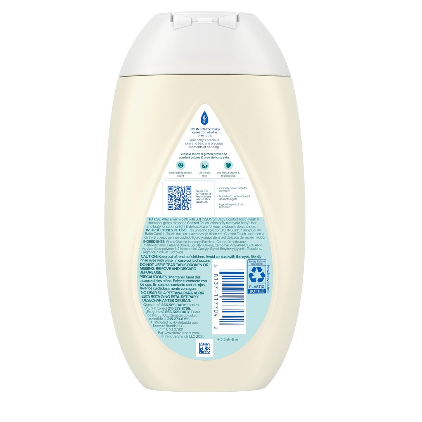 Johnson's Cotton Touch Newborn Baby Face and Body Lotion13.5 fl. oz