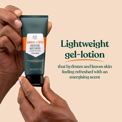 The Body Shop Gel Guarana and Coffee Energising Moisturiser for Men, 100 ml