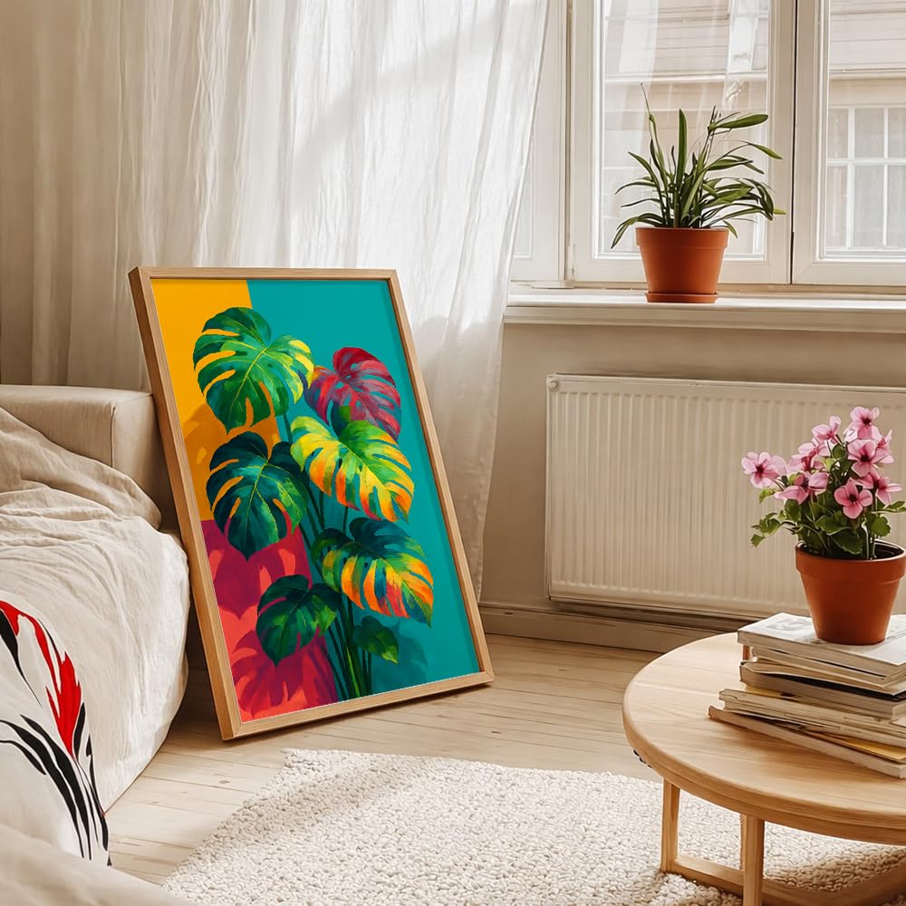 Boho Wall Painting for Bedroom & Paintings for Living Room Wall Decor - (10.5x13.5 Inchs, Wall Art Paintings)