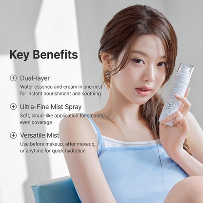 Dr.Althea 345 Relief Cream Mist | Hydrating Facial Mist with Rice Extract | Soothing Care for Sensitive Skin | Vegan Korean Skincare, 100ml