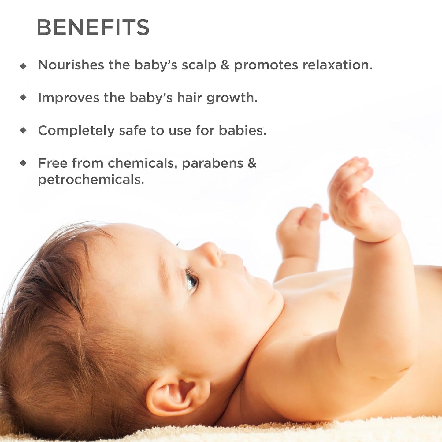 Forest Essentials Baby Hair Oil with 10 herbs specially for Baby Care to gently nourish delicate skin | Ayurvedic Head Massage Oil for Babies | Promotes Hair Growth | Gentle & Natural