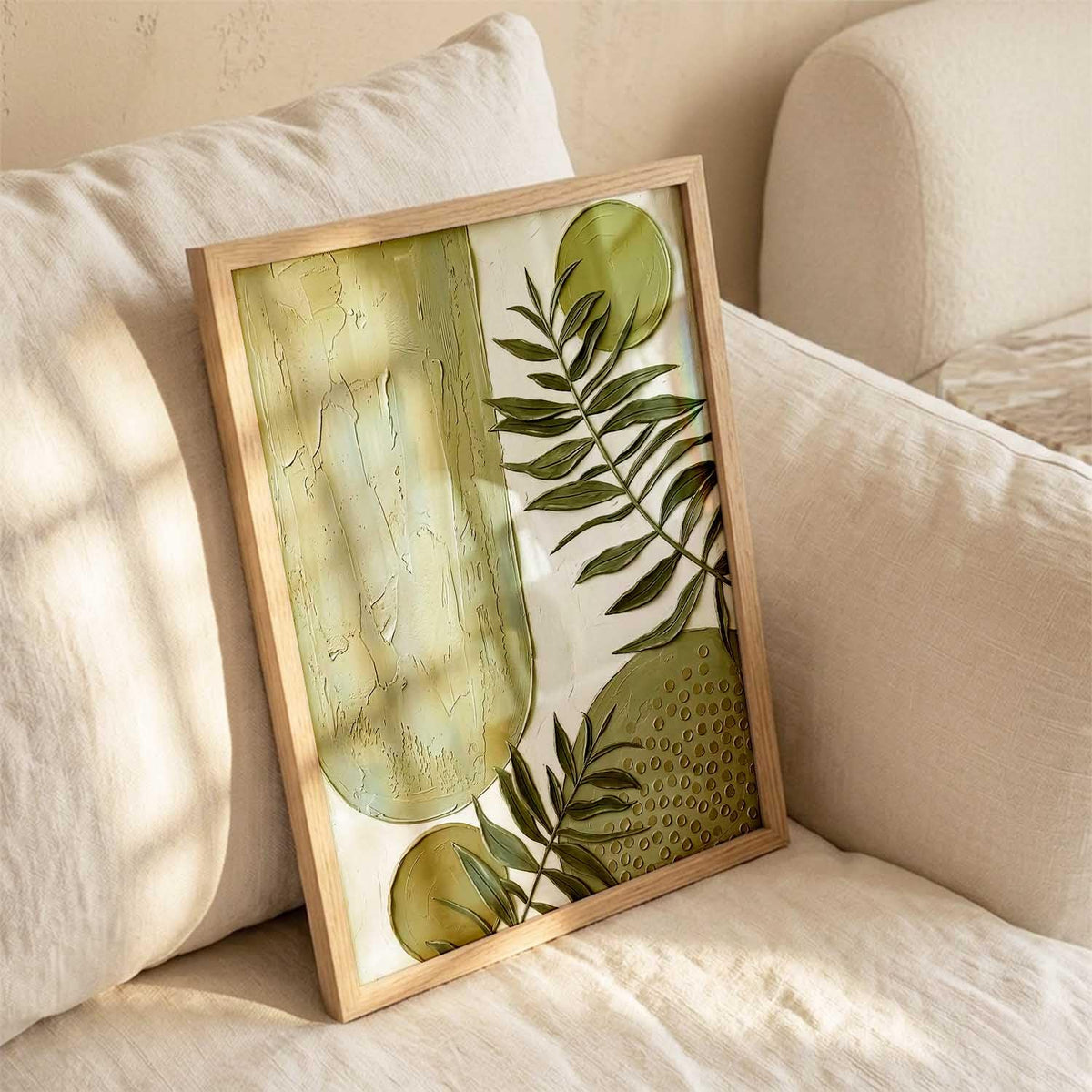 Aesthetic Boho Floral Art Home Decoration Painting | Floral Paintings With Frame For Living Room Bed Room Hotel Wall Decor Digital Reprint (13x17 inch)