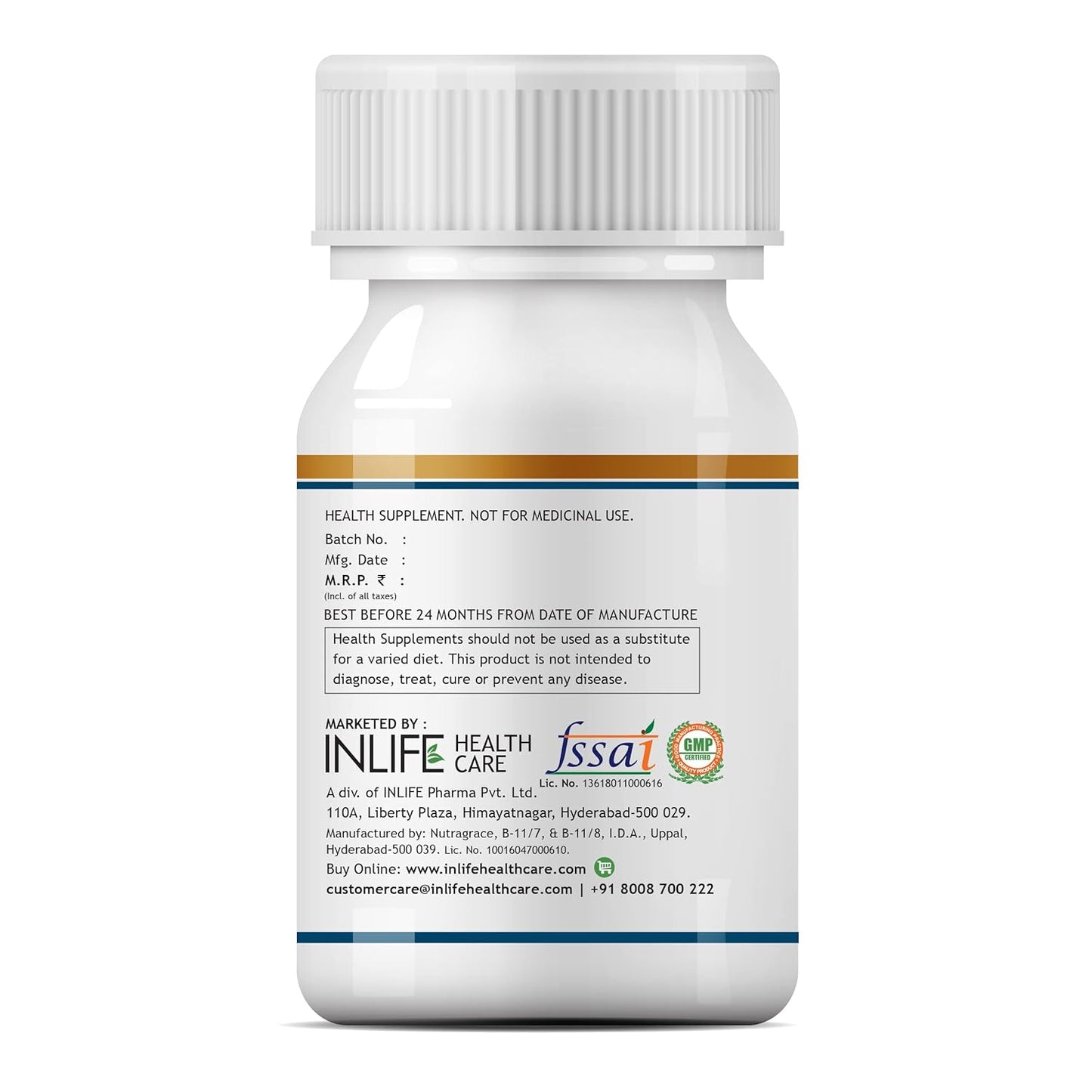 INLIFE Vitamin D3 5000 IU Cholecalciferol with Extra virgin Coconut Oil Supplement for Better Absorption| For both Men & Women| supports Immunity, Bones & Muscle health| Pack of 1-60 Soft gels.