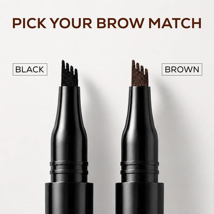 RENEE Browfill Eyebrow Pen - Brown | Waterproof & Smudge-Proof | One Swipe Application | Micro Precision | Natural & Long-Lasting Finish | For Denser & Fuller Eyebrows | Easy to Use | Cruelty-Free