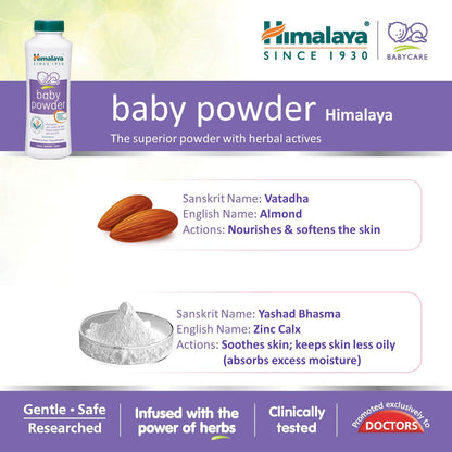 Himalaya Baby Powder | With Zinc Oxide | Pack of 1, 50 GM