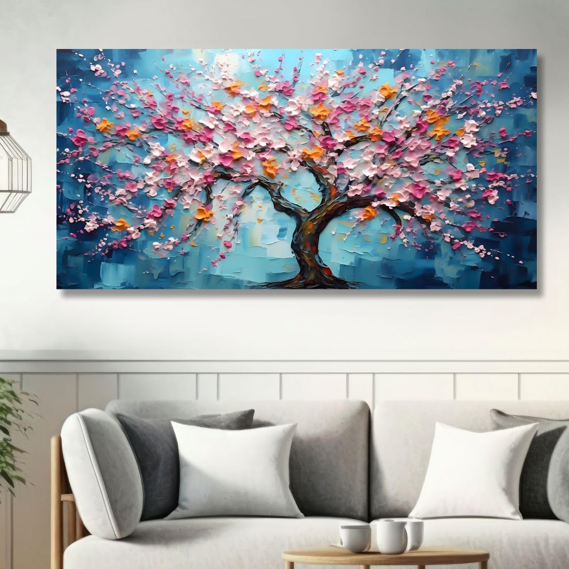 Unframed Rolled Art Print || Beautiful Tree Canvas Wall Art Print for Home & Office || Unframed Canvas Painting for Wall Decor || Home Wall & Office Interior PRE-CR-218