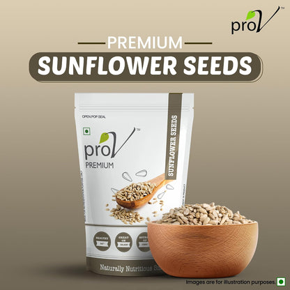 ProV Premium Raw Sunflower Seeds | 250g | High Protein & Fiber | No Cholesterol, No Sugar | Unroasted Surya Phool