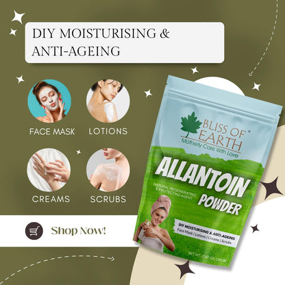 Bliss of Earth Allantoin Powder For Skin, 113gm, Soothing Skin Care Ingredient