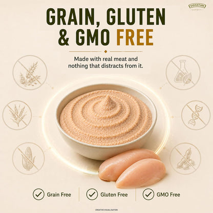 Grain Zero Adult Cat Wet Mousse 80gm | Chicken | Rich in Protein, Promotes Hydration & Easy to Digest | Grain Free, No Artificial Flavours | Packed with Essential Vitamins & Antioxidants