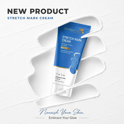 7DAYSNATURAL Stretch Mark Cream 100g | Moisturizing Cream for Pregnancy & Postpartum Stretch Marks