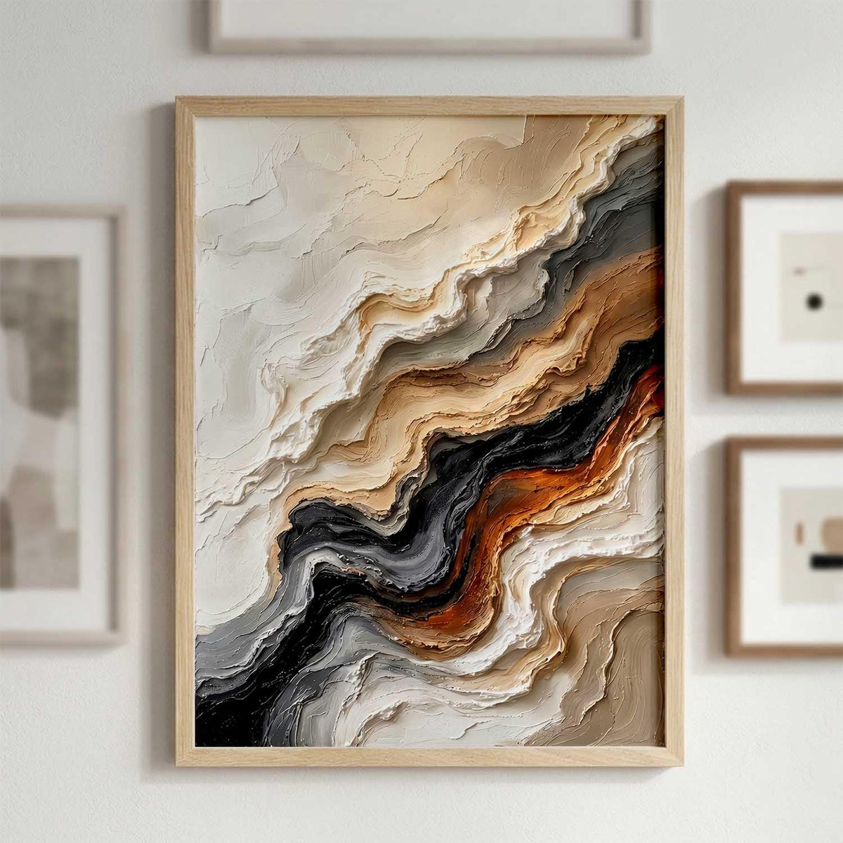 Aesthetic Art Home Decoration Painting | Paintings With Frame For Living Room Bed Room Hotel Wall Decor Digital Reprint (19x25 inch)
