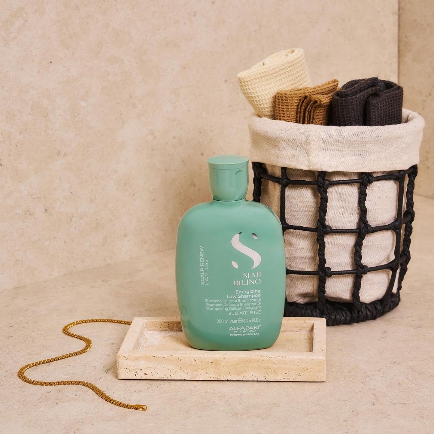 ALFAPARF MILANO Scalp Advanced Density Advanced | For Thinning Hair | With Omega Renew Energizing Shampoo for Thinning Hair - Strengthens, Redensifies, and Stimulates Hair Fiber - Anti-Hair Fall and Hair Loss-250ml