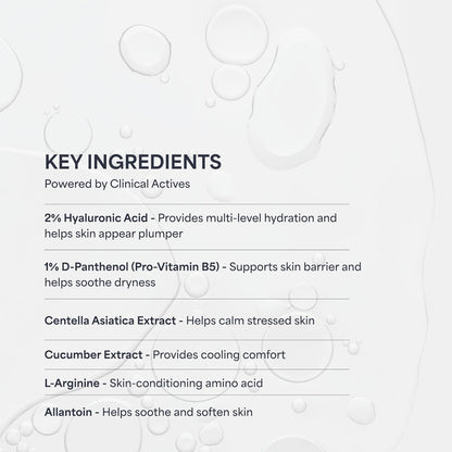 The True Therapy 2% Hyaluronic Acid Serum with Pro-Vitamin B5 - Intense Multi-layer Hydration - Probiotics Xylitol, Dewy Looking Skin, Moisturize, Plump Skin, Reduce Wrinkles, Anti-Aging Serum – 30 ml