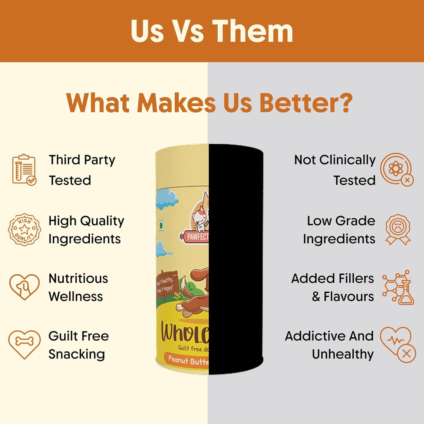 Pawfect Chefs Whole Tails Peanut Butter & Banana Treats (200g) [Pawfect Chefs]