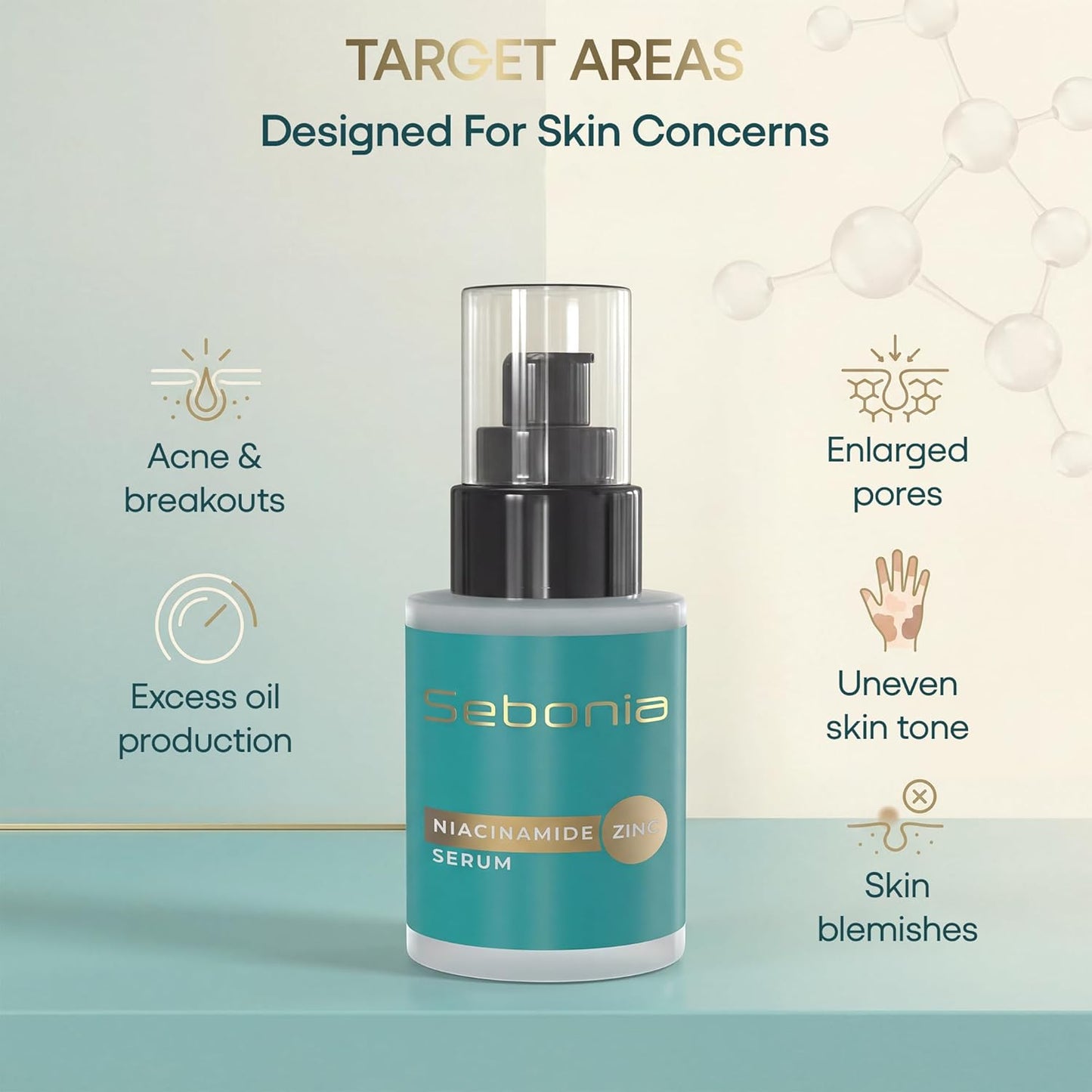 Sebonia Niacinamide Zinc Serum Pack of 1 (20ml)