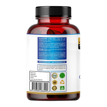 Humming Herbs Choline 1122mg with Bacopa, Ginkgo, Phosphatidylserine, L-Theanine & B6 | 7-in-1 Cognitive Support Formula | 90 Veg Capsules | 45 Days Supply | Brain Health Supplement
