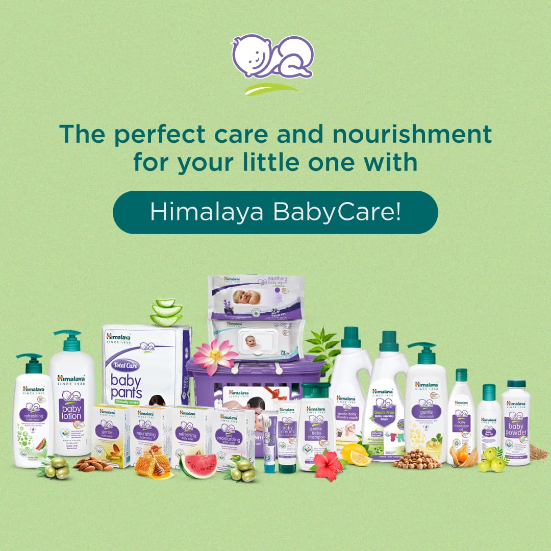 Himalaya Refreshing Baby Wash 400ml | No tears formula |with Watermelon, Neem & Lemon| Keeps baby's skin cool & fresh