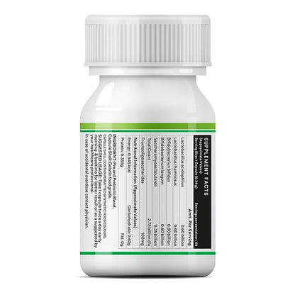 INLIFE Prebiotic and Probiotic Supplement for Gut Health | Lactobacillus Bacteria for Digestive Health Immunity Support| Probiotics for Women Men - 60 Capsules (Pack of 1, 60)